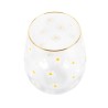 All Over Daisy Print Stemless Wine Glass