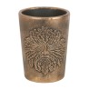 Green Man Bronze-Terrakotta-Blumentopf von Lisa Parker