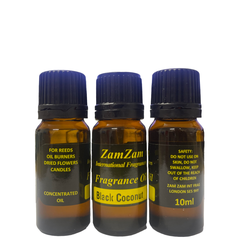 Aceite de fragancia de coco negro Zam Zam