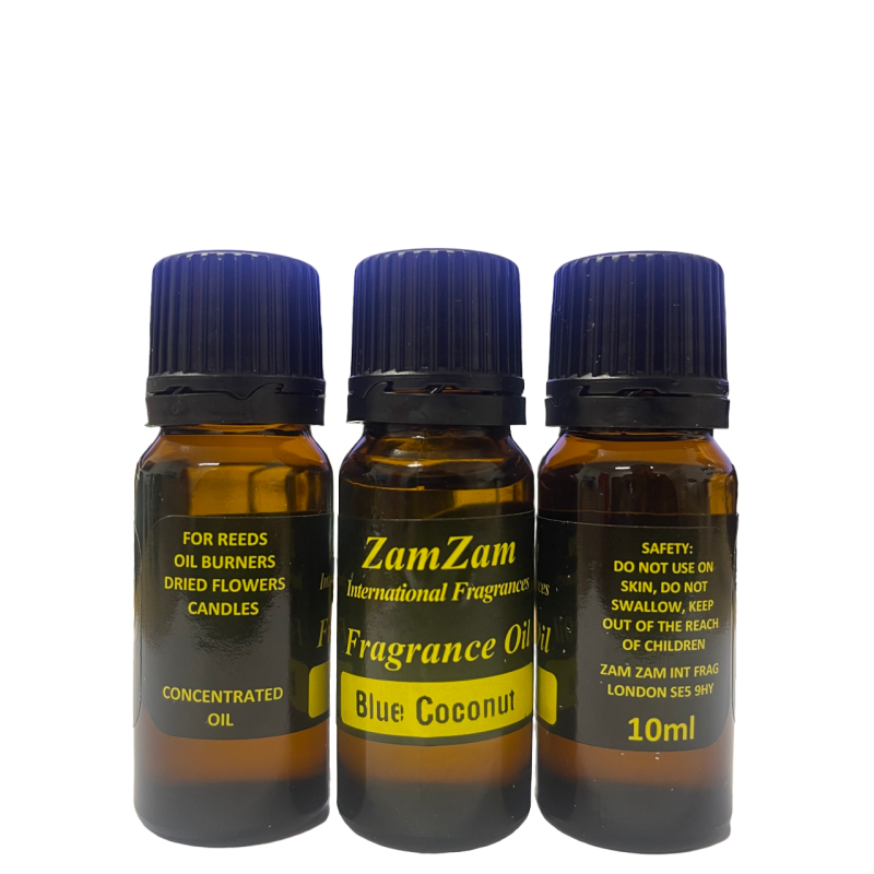 Aceite de fragancia de coco azul Zam Zam