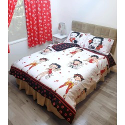 Betty Boop Eras King Size Bed Duvet Cover Bedding Set