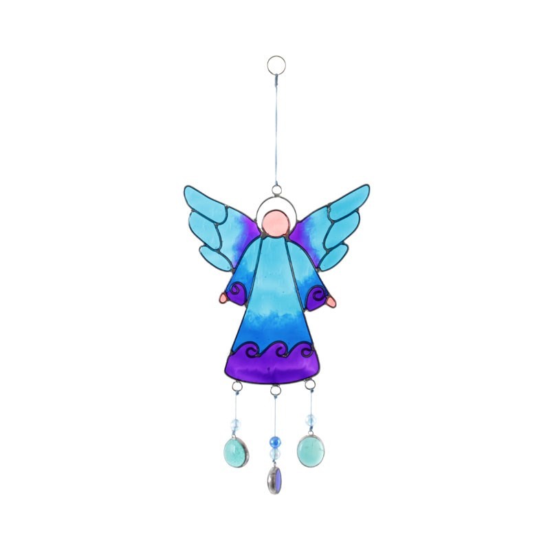 27cm Blue Angel Suncatcher