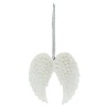 Double Glitter Angel Wing Hanging Decoration