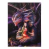 Placa de lienzo Spirit Dragon de 19x25 cm de Anne Stokes