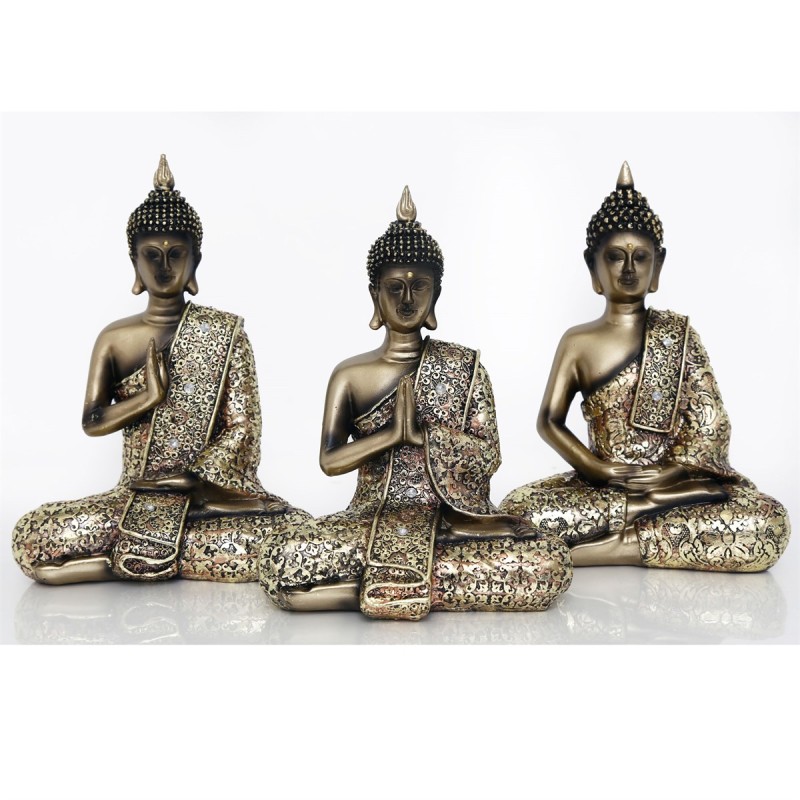 20.5cm Antique Gold Buddha Ornament