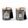 10cm Buddha Candle With Gold Lid