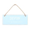 Devon is My Happy Place Hanging Sign