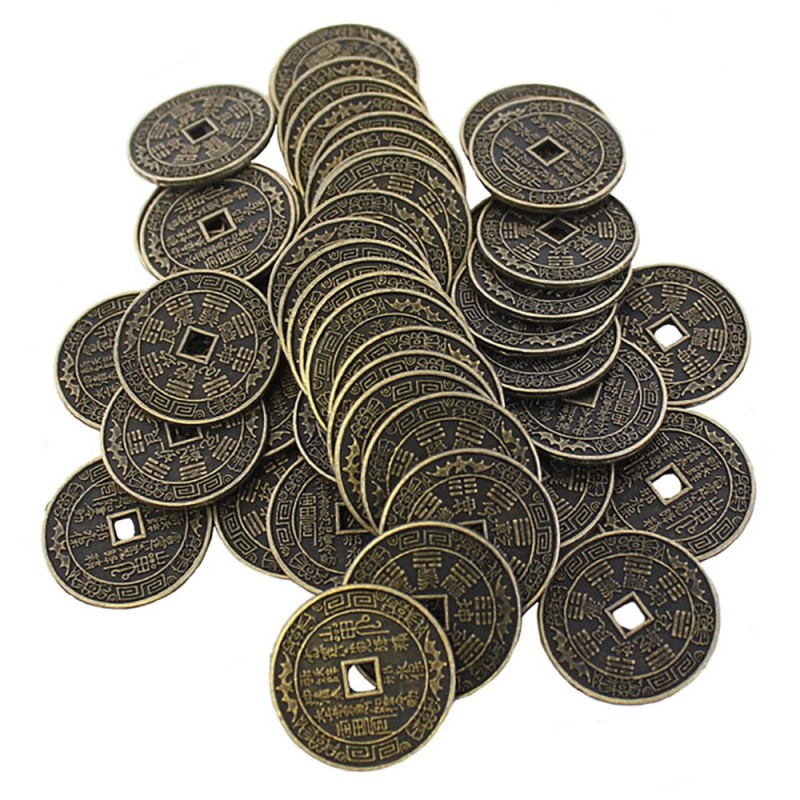 Juego de 50 monedas chinas 3.5cm