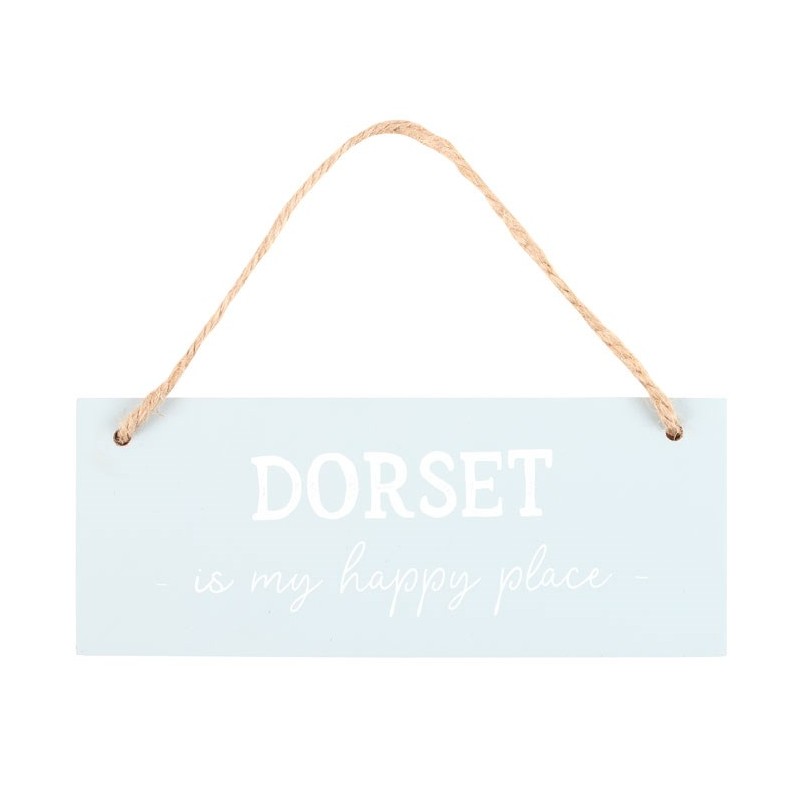 Dorset es mi lugar feliz cartel colgante