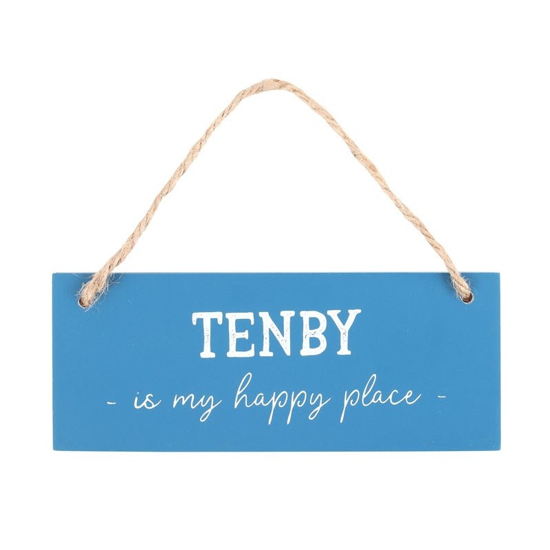 Tenby is My Happy Place Hanging Sign