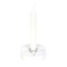 White Pentagram Spell Candle Holder