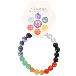 Pulsera de bolas de chakras