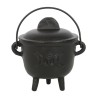 11cm Cast Iron Cauldron with Triple Moon