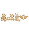 Set of 4 Creepy Skeleton Cookie Ornaments