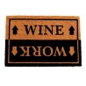 Half and Half Wine/Work Doormat