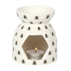 Duftlampe mit Bienen-Print