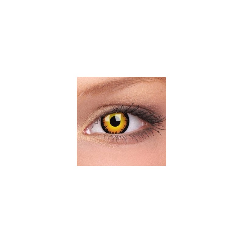 Lentilles de contact ColourVue Crazy Loup-Garou Orange