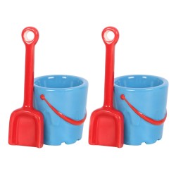 Set of 2 Bucket Shaped...