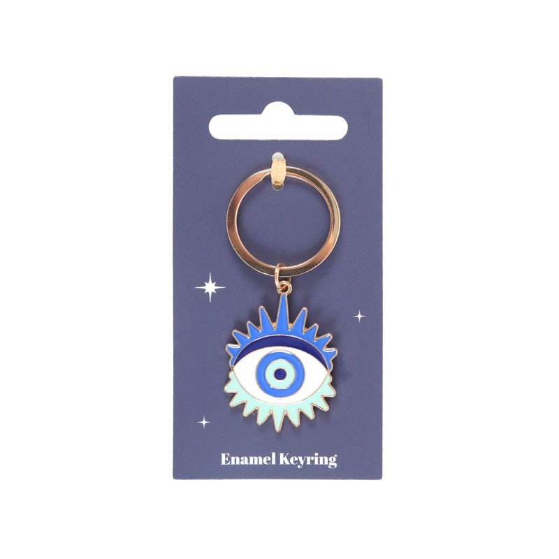 All Seeing Eye Metal Keyring