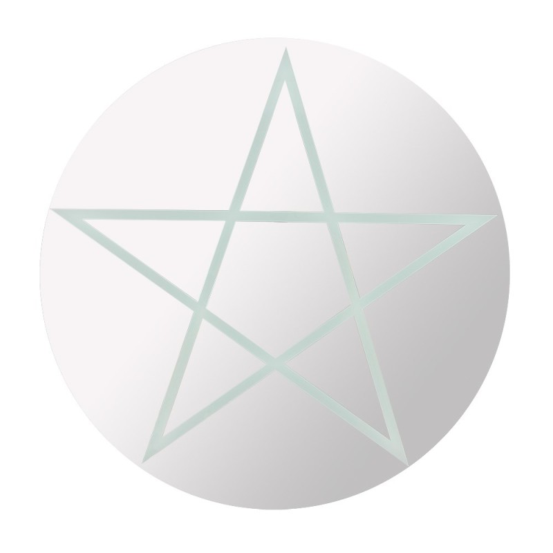 Round Pentagram Mirror