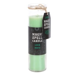 Green Tea 'Luck' Spell Tube Candle