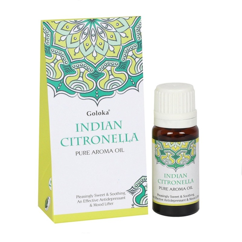 Aceite aromático de citronela india Goloka, 10 ml