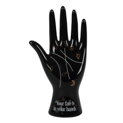 Black Ceramic Palmistry...