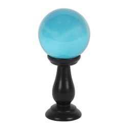 Small Teal Crystal Ball on...