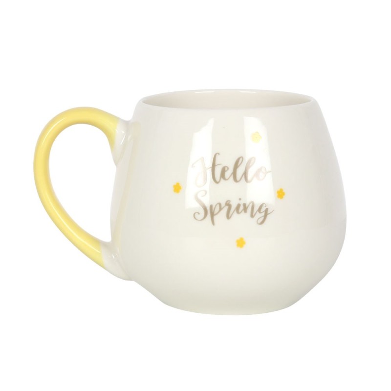 Hallo Frühling, abgerundete Tasse