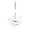 Family Is... Hanging Heart Sentiment Sign