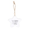 Thanks Teacher Hanging Star Sentiment Sign