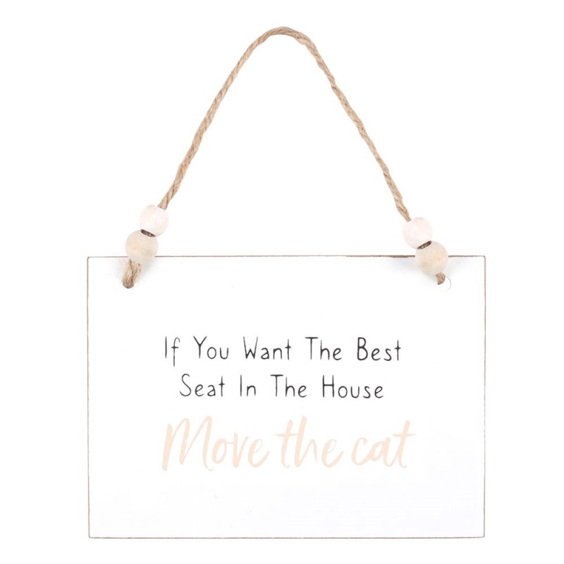 Move The Cat Hanging Sign