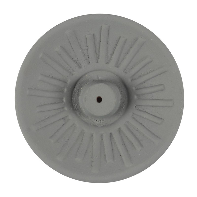 Plato de incienso de terracota Grey Energy