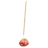 Red Agate Crystal Heart Incense Stick Holder