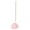 Rose Quartz Crystal Heart Incense Stick Holder