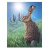 19x25cm Solstice Canvas Plaque by Lisa Parker