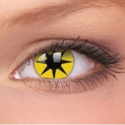 Lenti a contatto pazzesche ColourVue Yellow Star