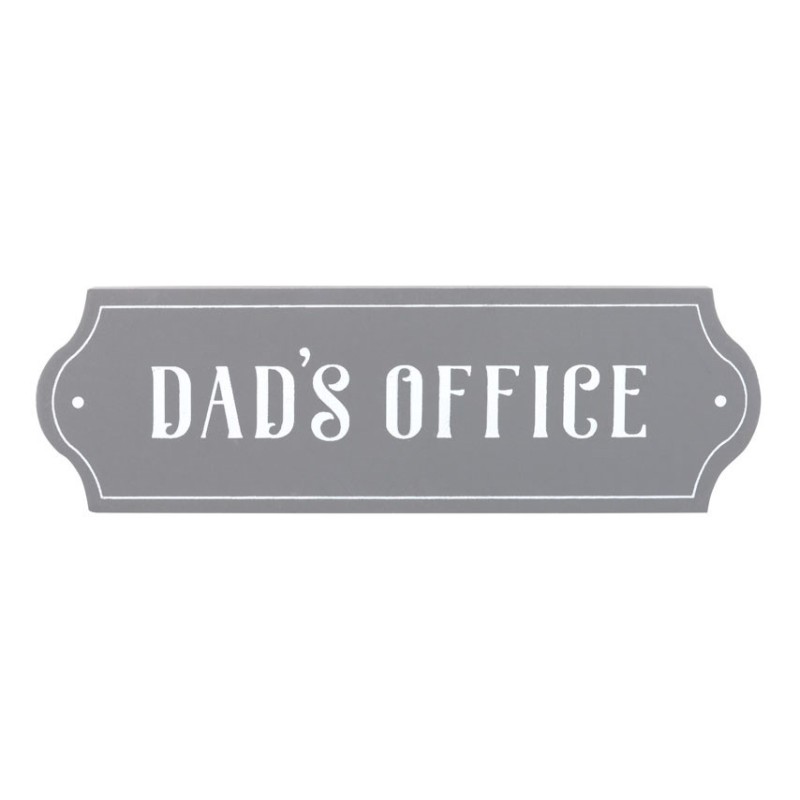 Dad's Office Wall Plaque