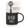 Taza de combustible para papá y clip para cuchara de café