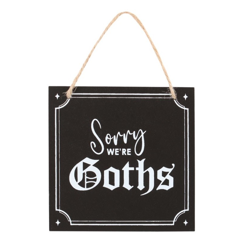 Sorry, wir sind Goths Hängeschild