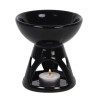 Black Deep Bowl Oil Burner