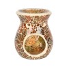 Small Brown Crackle Oil Burner