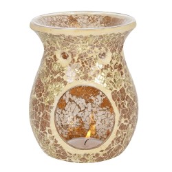 Large Gold Crackle Glass...