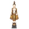 Gold Albasia Wood Buddha Ornament