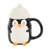 Taza con forma de pingüino