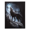 19 x 25 cm großes Leinwandschild „From Darkness“ von Spiral Direct