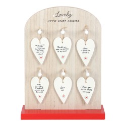 Set of 24 Heart Ceramic...