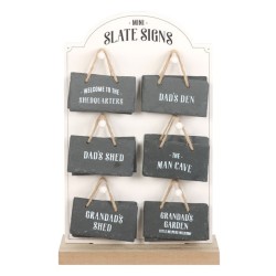 Set of 24 Mini Slate Signs...