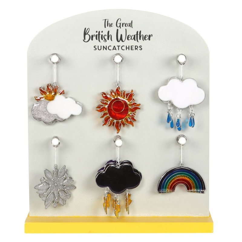 Set of 24 British Weather Suncatchers