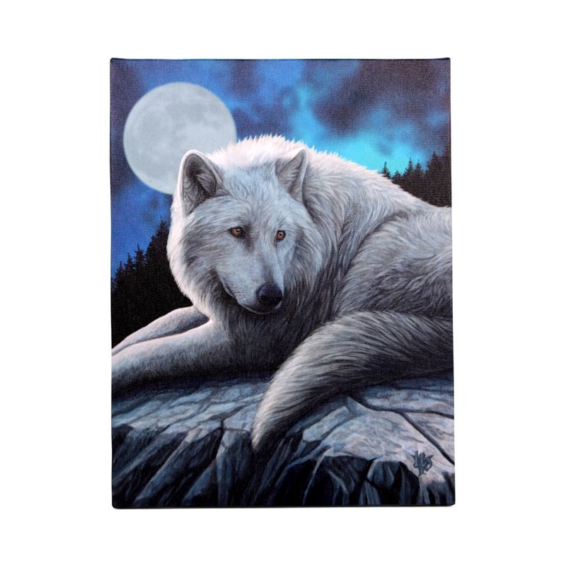 19x25cm Guardian Of The North Canvas Plaque by Lisa Parker